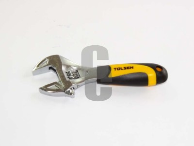 Ключ френски 6.5 къса дръжка -TOLSEN-